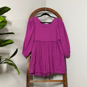 Free People Purple Romper